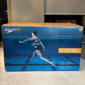 Speedo Aqua Fitness Jogbelt in Blue and Orange